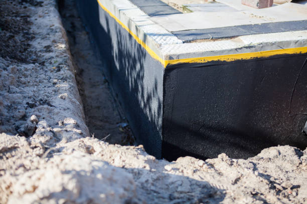 Residential Wet Basement Repair installation at a Melrose, OH home by SJ Waterproofing Pros